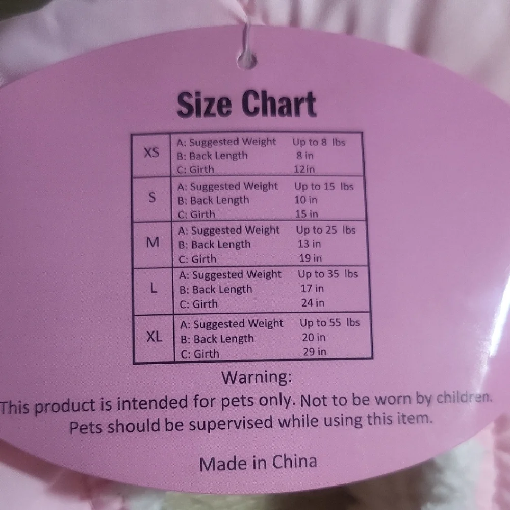 Pink‎ Quilted Dog Jacket with Soft Lining